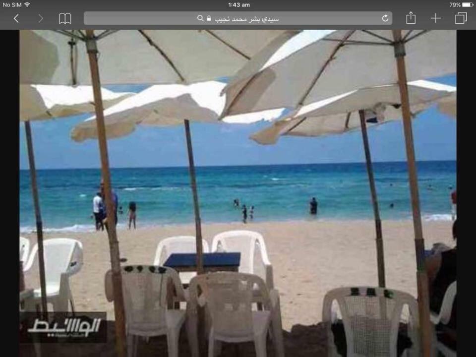 Cozy New 2 Bd Amazing Beach View Next To Hilton Hotel Family Only !العائلات فقط Александрия Экстерьер фото